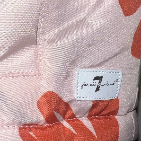 7 For All Mankind Floral Puff Jacket - Picture 2 of 9